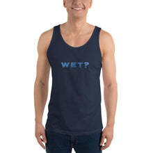 Load image into Gallery viewer, Wet? (Question - Water Style) - Premium Unisex Tank Top - Keen Eye Design
