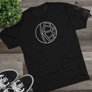 KeenEyeD FishEye (Wh) - Men's Tri-Blend Crew Tee