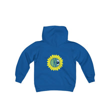 Load image into Gallery viewer, KeenEyeD Sunflower - Youth Heavy Blend Hooded Sweatshirt
