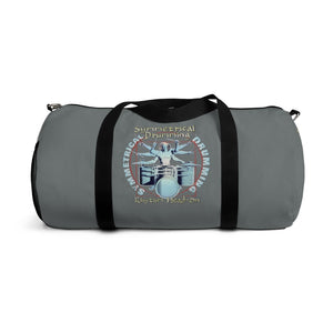 Symmetrical Drumming V3 - Duffel Bag (Grey) - Keen Eye Design