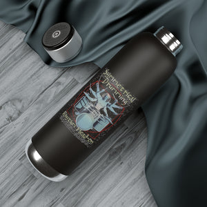 Symmetrical Drumming - Soundwave Copper Vacuum Audio Bottle 22oz - Keen Eye Design
